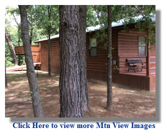 Mountain View Cabin in Big Cedar, Oklahoma.